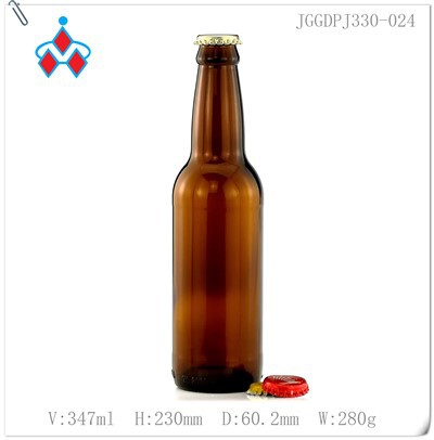 330ml Amber bjórflaska
